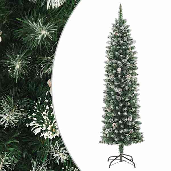 vidaXL kitsas kunstj&otilde;ulukuusk alusega, 120 cm, PVC