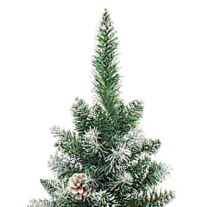 Umělý úzký vánoční stromek se stojanem 210 cm PVC - obrázek 3