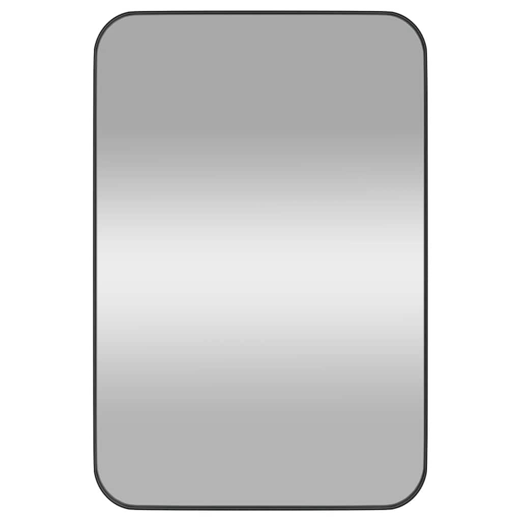 vidaXL Spiegel wandgemonteerd 40x60 cm rechthoek zwart