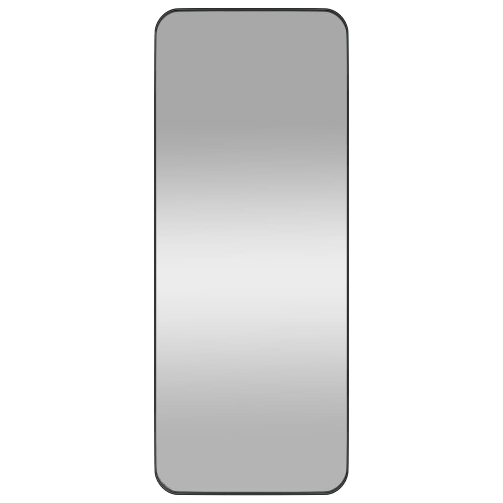  Nástenné zrkadlo čierne 40x100 cm obdĺžnik