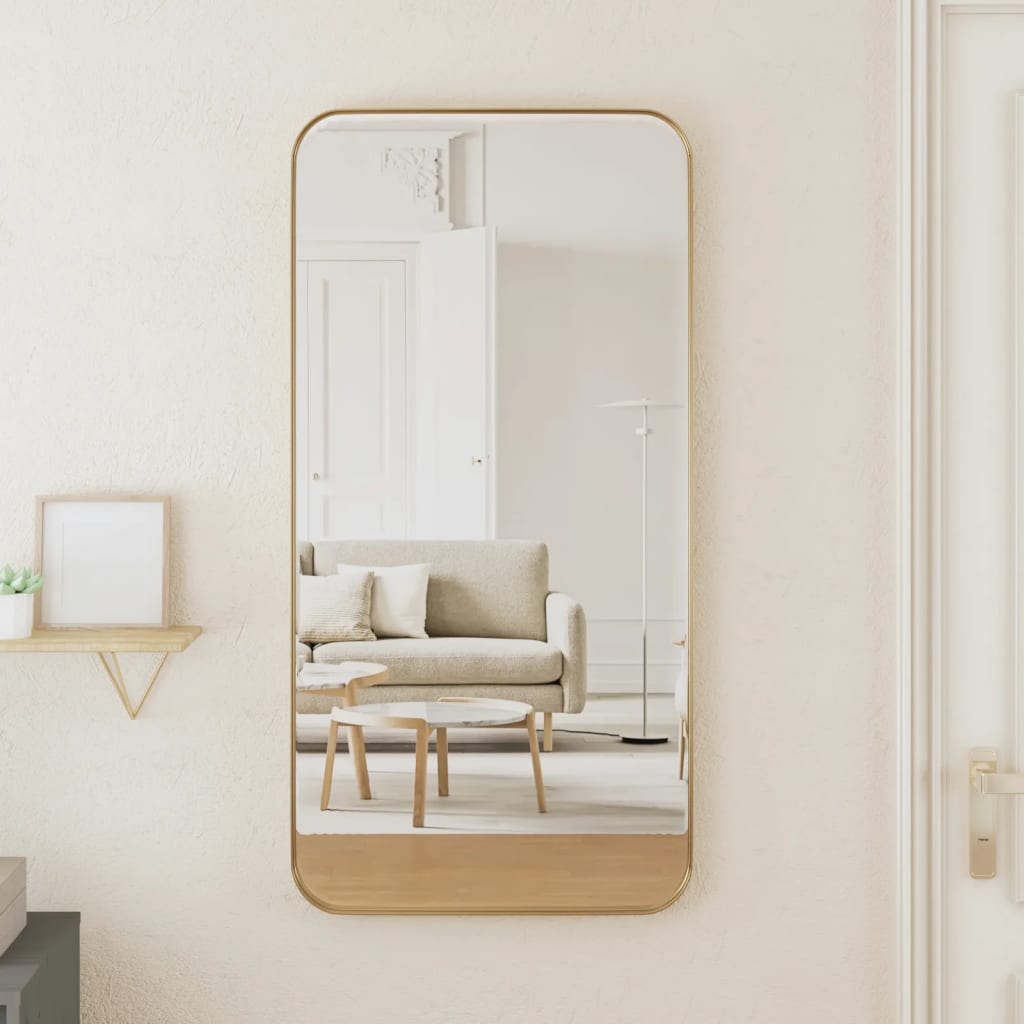 Wandspiegel Golden 40×80 cm Rechteckig kaufen