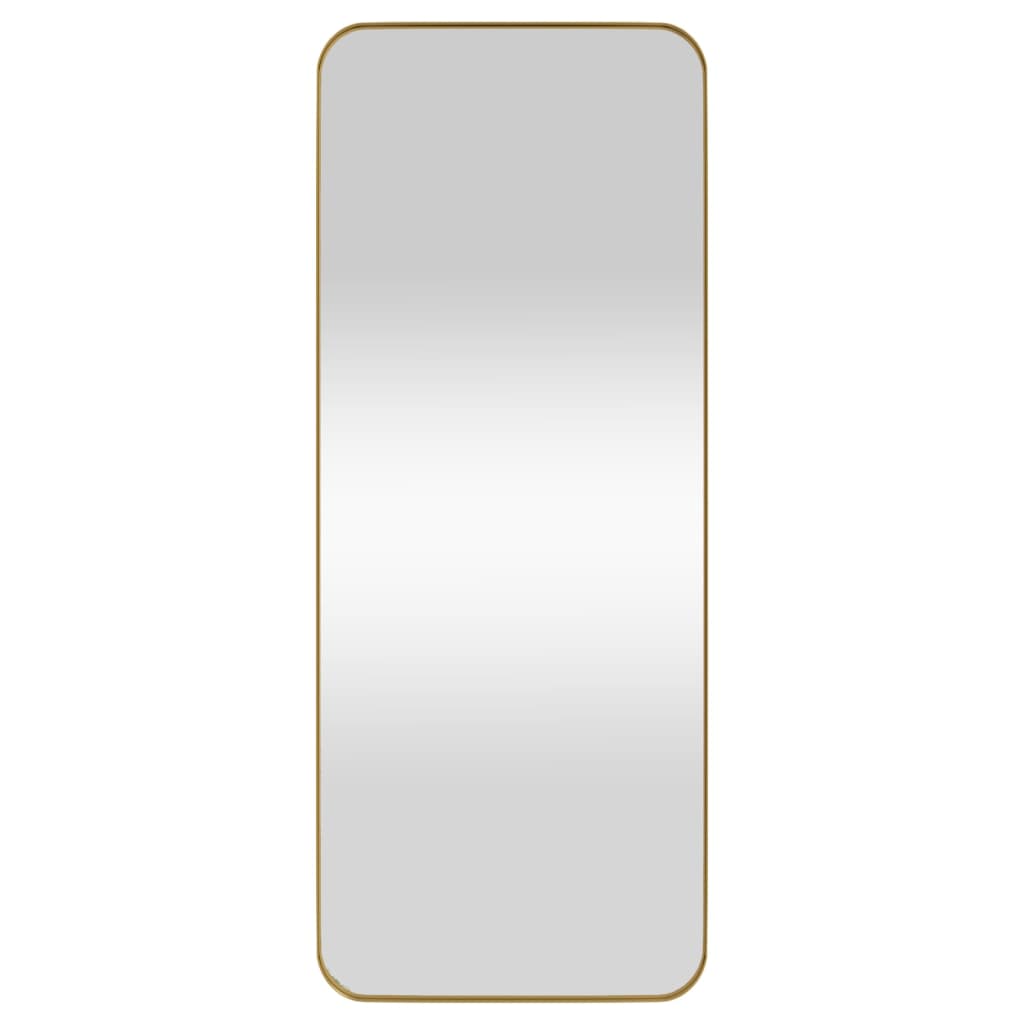  Nástenné zrkadlo zlaté 40x100 cm obdĺžnik