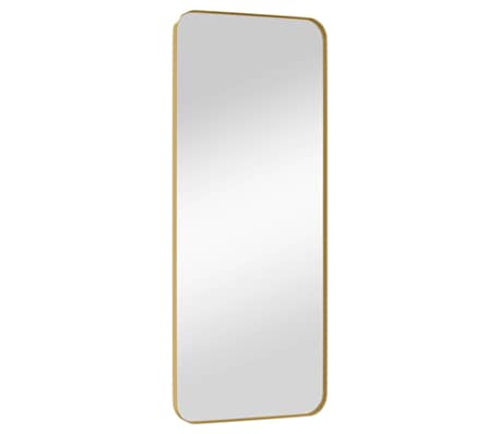 vidaXL Wandspiegel Golden 40x100 cm Rechteckig