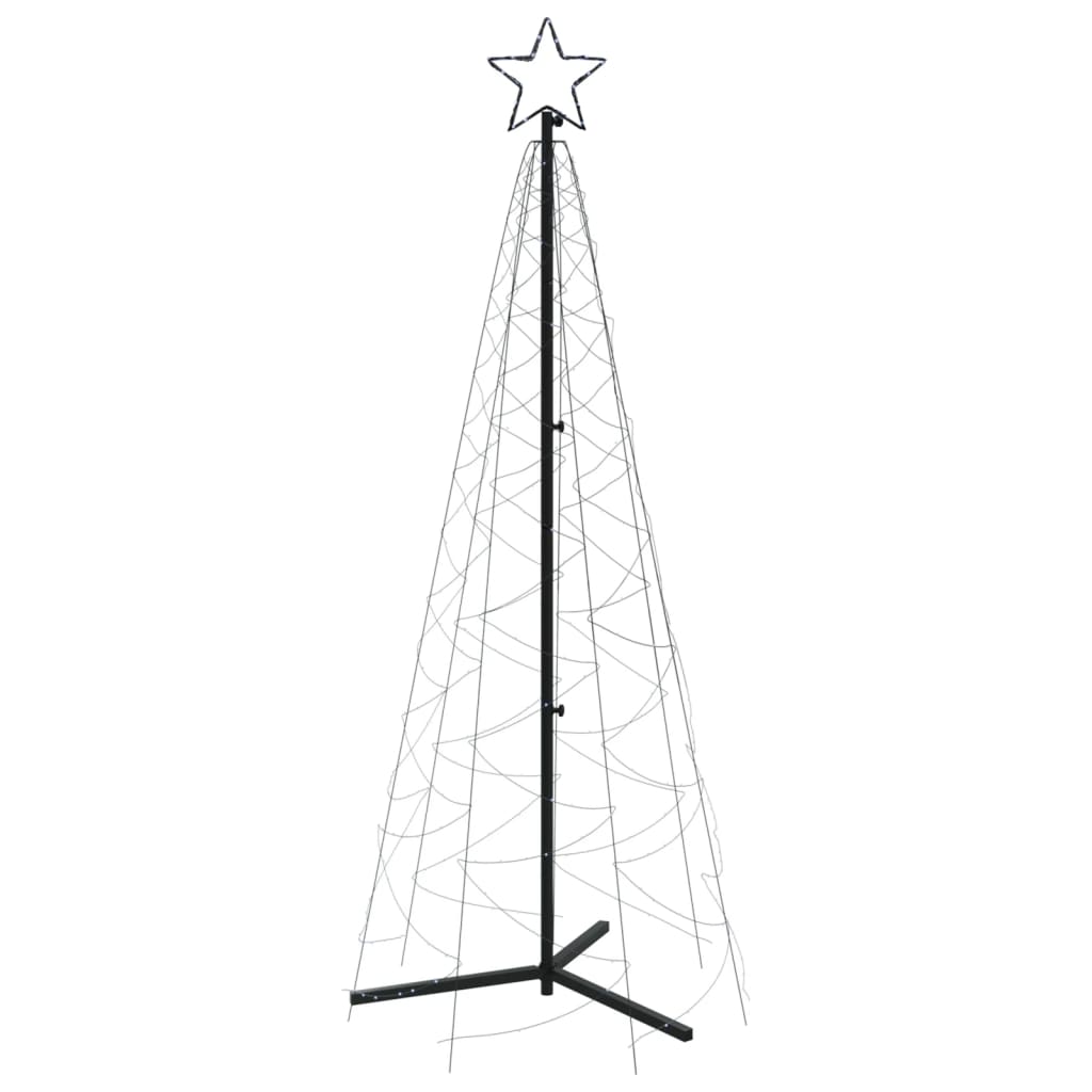 LED-Weihnachtsbaum Kegelform Kaltweiß 200 LEDs 70x180 cm | Stepinfit.de