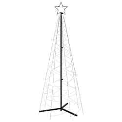 vidaXL Rete di Luce per Albero di Natale 150 LED Bianco Freddo 150 cm