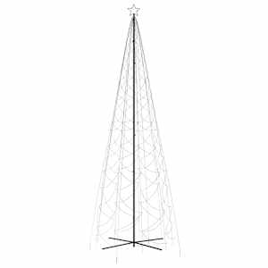 Vánoční stromek kužel 1 400 modrých LED diod 160 x 500 cm - obrázek 3