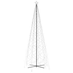 vidaXL Julgranskon f&auml;rgglad 1400 LEDs 160x500 cm