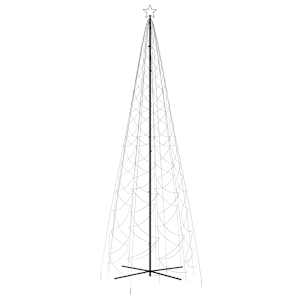 Vánoční stromek kužel 1400 teplých bílých LED diod 160 x 500 cm - obrázek 3