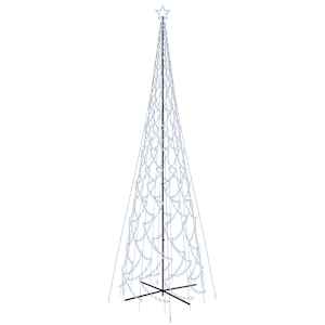 Vánoční stromek kužel 3000 studených bílých LED diod 230x800 cm - obrázek 2