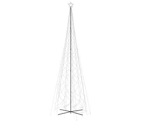 vidaXL Brad de Crăciun conic, 3000 LED-uri, multicolor, 230x800 cm