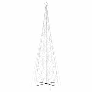 vidaXL Brad de Crăciun conic, 3000 LED-uri, multicolor, 230x800 cm