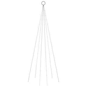 Vánoční stromek na stožár 108 modrých LED diod 180 cm - obrázek 3