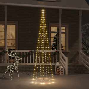 Vánoční stromek na stožár 310 teple bílých LED diod 300 cm - obrázek 1