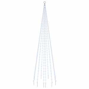 Vánoční stromek na stožár 310 studených bílých LED diod 300 cm - obrázek 2