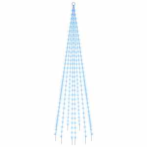 Vánoční stromek na stožár 310 modrých LED diod 300 cm - obrázek 2
