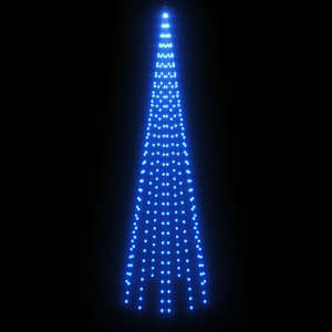 Vánoční stromek na stožár 310 modrých LED diod 300 cm - obrázek 4