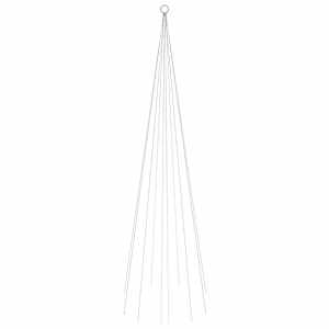 vidaXL Albero di Natale Pennone Blu 310 LED 300 cm