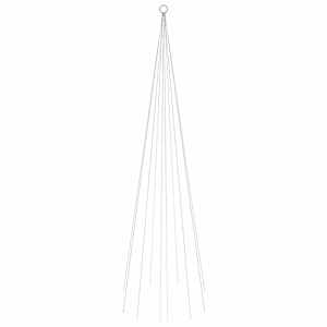 vidaXL Božićno drvce na stijegu 310 LED žarulja &scaron;arene 300 cm