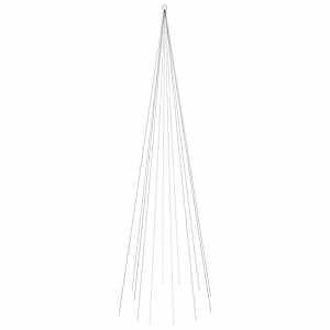 vidaXL Vianočn&yacute; stromček na stožiari tepl&eacute; biele svetlo 732 LED 500 cm