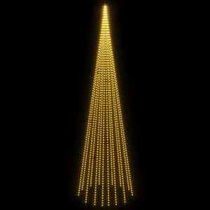 Vánoční stromek na stožár 1 134 teple bílých LED diod 800 cm - obrázek 4