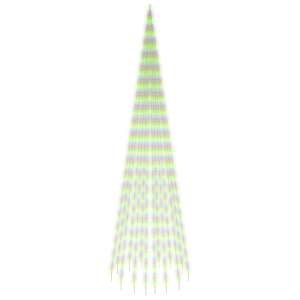 vidaXL j&otilde;ulupuu vaiaga, soe valge, 1134 LEDi, 800 cm