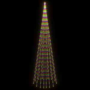 Vánoční stromek na stožár 1 134 barevných LED diod 800 cm - obrázek 4