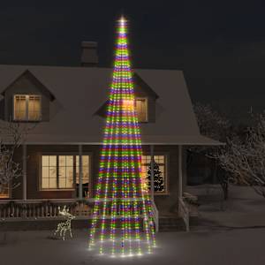 Vánoční stromek na stožár 1 134 barevných LED diod 800 cm - obrázek 1
