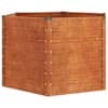 vidaXL taimekast, rooste, 129 x 129 x 77 cm, Corten-teras