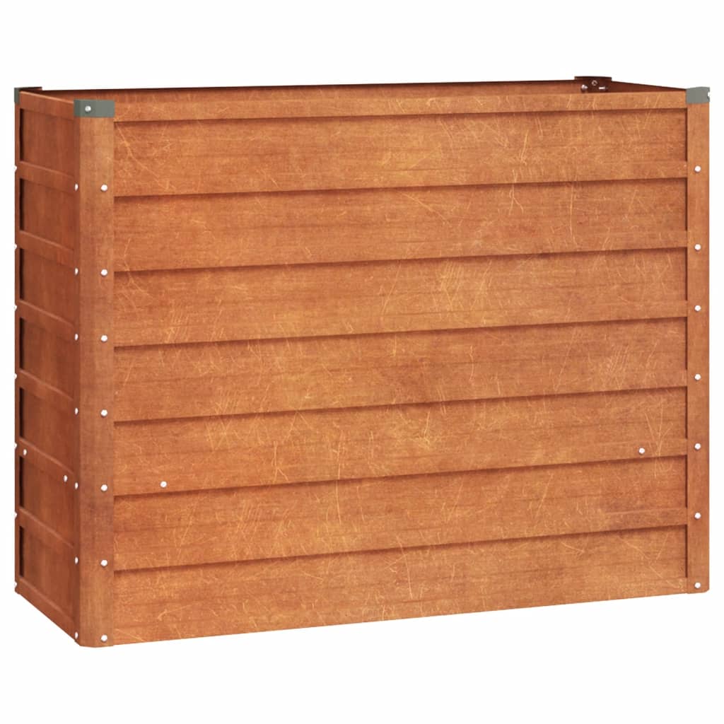 vidaXL Zahradní vyvýšený záhon rezavý 100 x 40 x 77 cm cortenová ocel