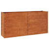vidaXL taimekast, rooste, 160x40x77 cm, Corten-teras