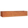 vidaXL taimekast, rooste, 240x80x45 cm, Corten-teras