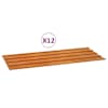 vidaXL katusepaneelid 12 tk, rooste, 100x44 cm, Corten teras