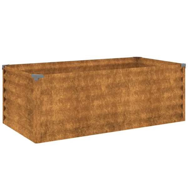 vidaXL aiapeenar 100 x 50 x 36 cm Corten terasest
