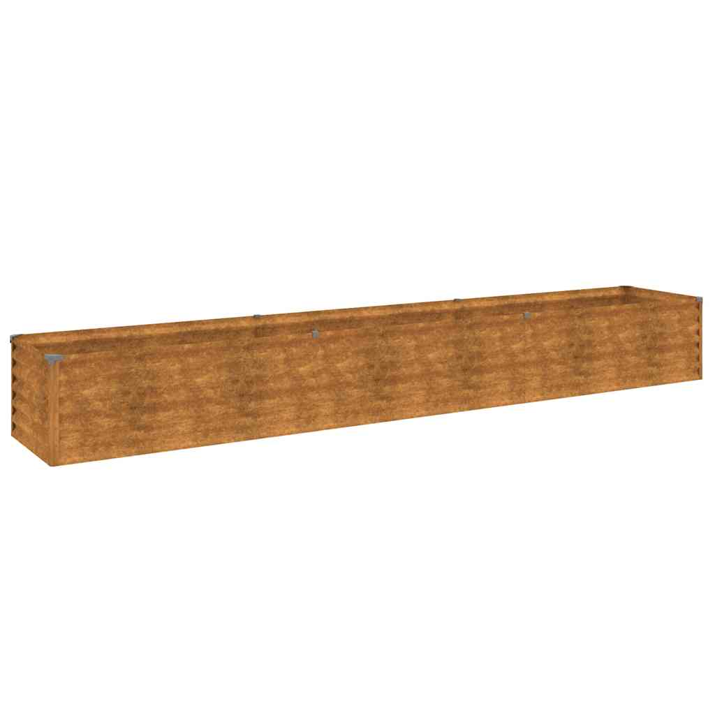 vidaXL Zahradní vyvýšený záhon 291 x 50 x 36 cm cortenová ocel