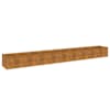 vidaXL aiapeenar 386 x 50 x 36 cm Corten terasest