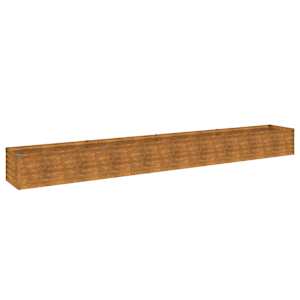 vidaXL aiapeenar 386 x 50 x 36 cm Corten terasest