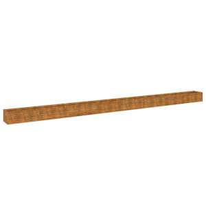 vidaXL taimekast, 770 x 50 x 36 cm, Corten-teras