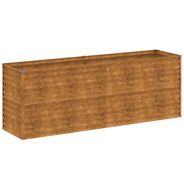 vidaXL aiapeenar 196 x 50 x 69 cm Corten terasest