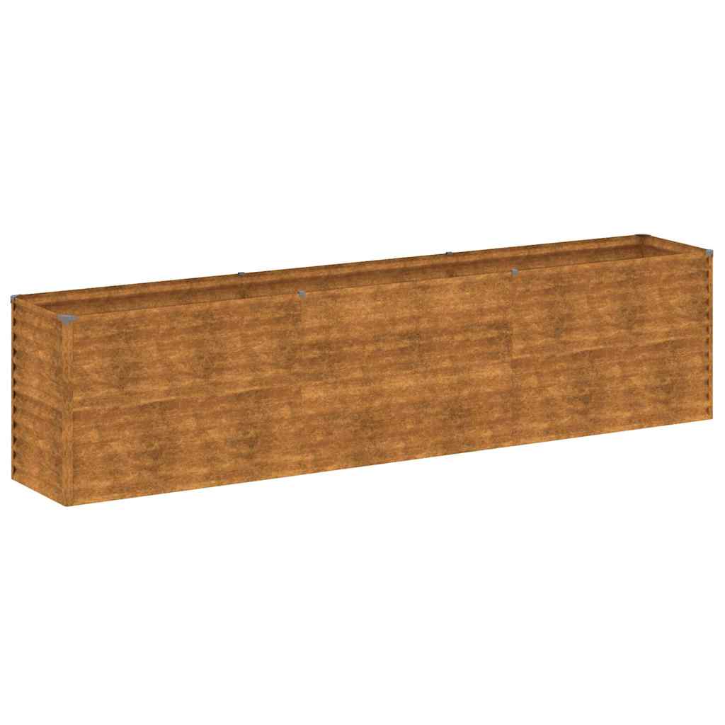 vidaXL Zahradní vyvýšený záhon 291 x 50 x 69 cm cortenová ocel