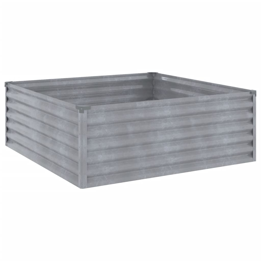 vidaXL Plantenbak verhoogd 100x100x36 cm cortenstaal afbeelding