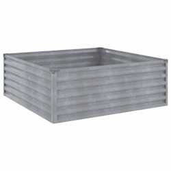 vidaXL Lit sur&eacute;lev&eacute; de jardin 100x100x36 cm acier corten