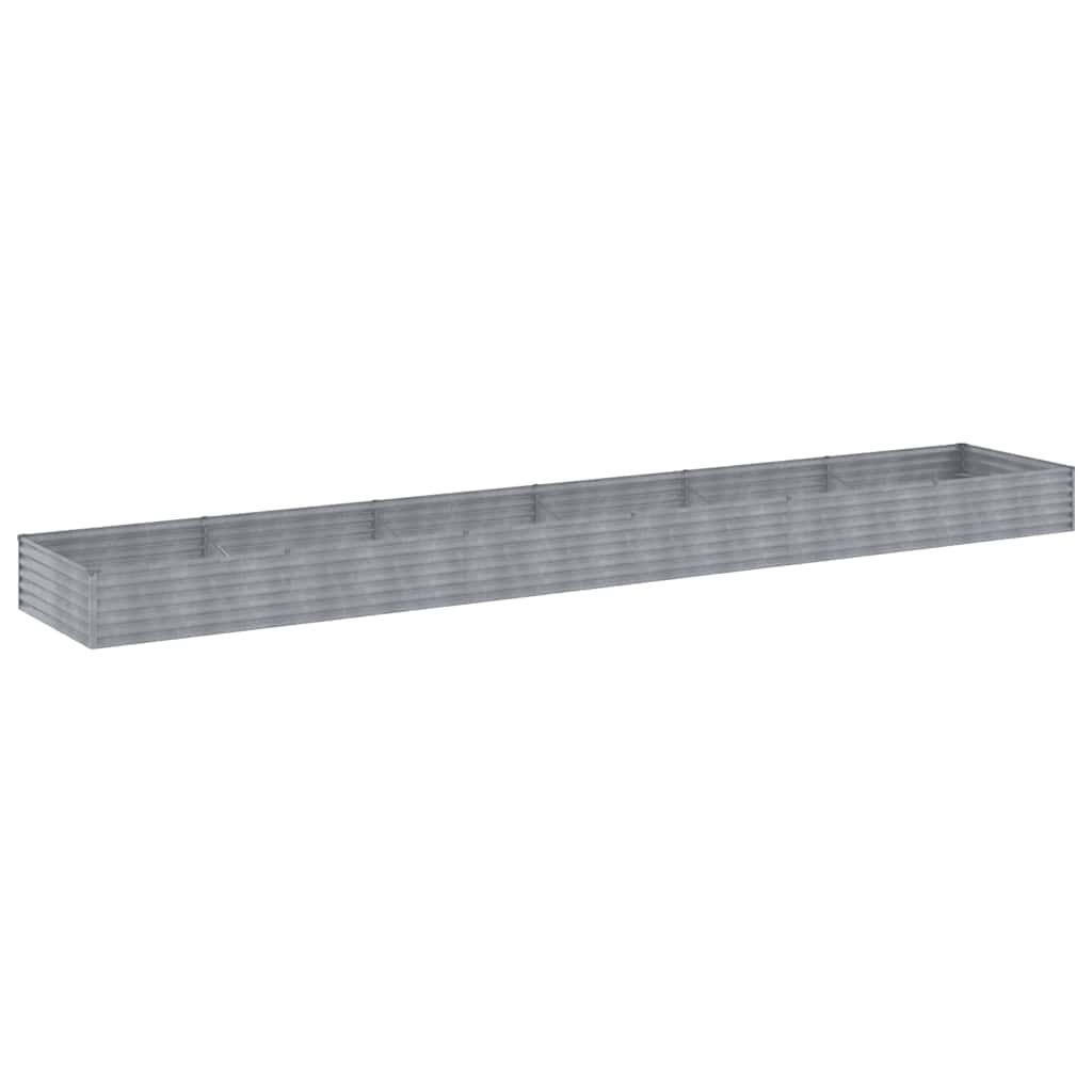 vidaXL corten acél kerti magaságyás 579x100x36 cm