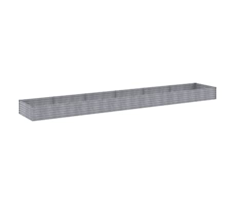 vidaXL Lit sur&eacute;lev&eacute; de jardin 579 x 100 x 36 cm acier corten