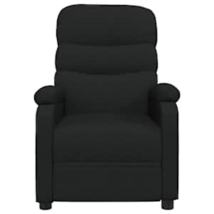 Polohovací křeslo černé textil - obrázek 3