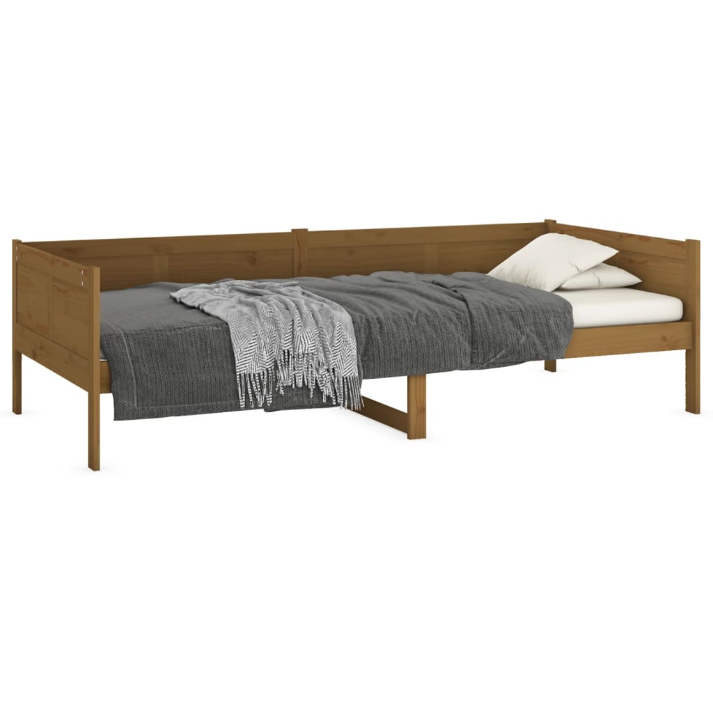 

vidaXL Slaapbank massief grenenhout honingbruin 80x200 cm