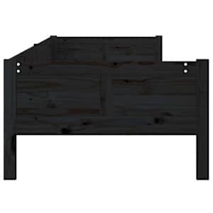 Válenda černá masivní borové dřevo 90 x 190 cm - obrázek 8