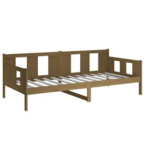 Válenda medově hnědá masivní borové dřevo 90 x 200 cm - obrázek 6
