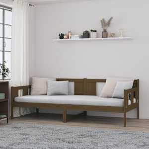 Válenda medově hnědá masivní borové dřevo 90 x 200 cm - obrázek 1