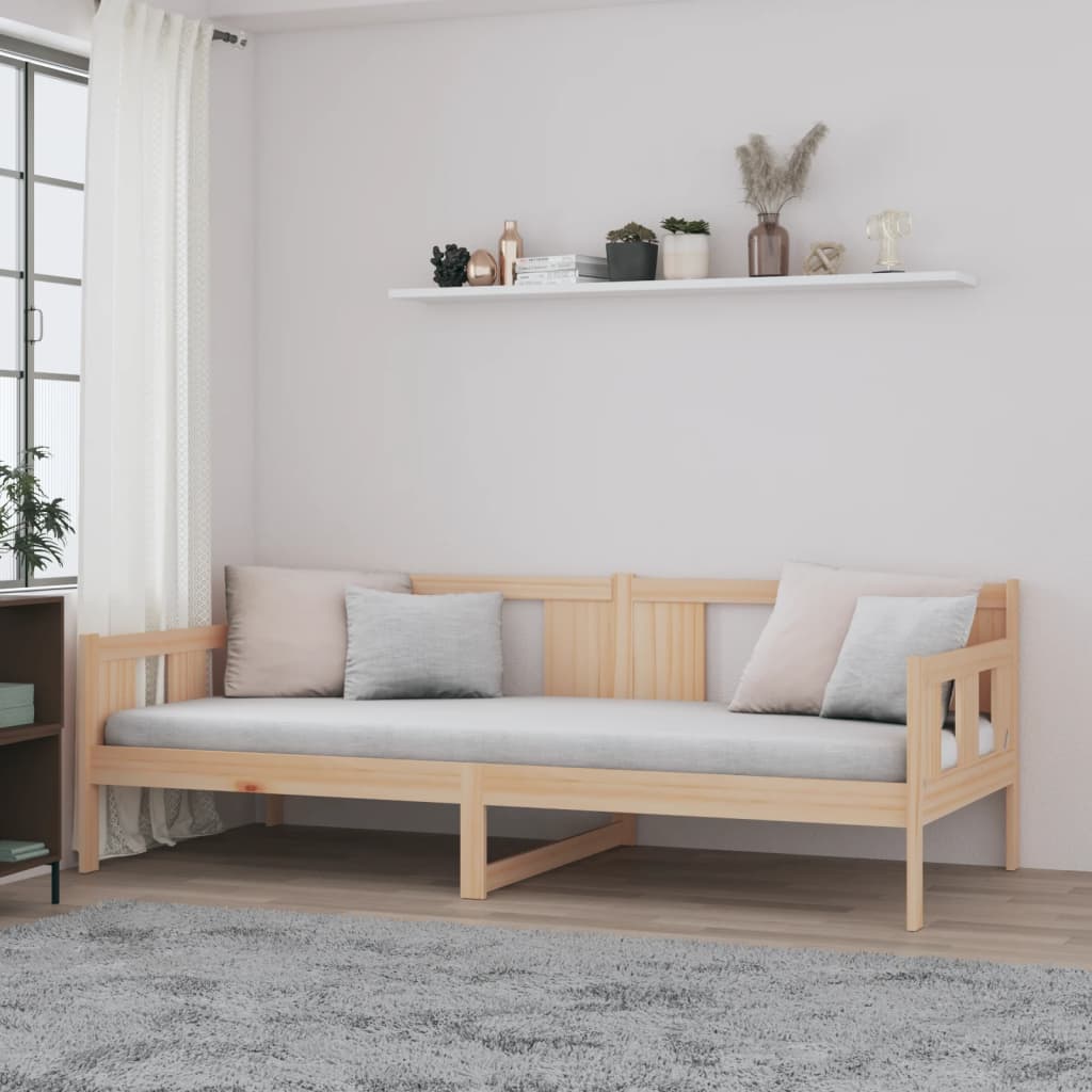 vidaXL ��ko dzienne, lite drewno sosnowe, 90x190 cm