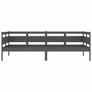 Válenda šedá masivní borové dřevo 90 x 200 cm - obrázek 5